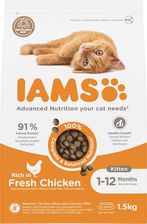 IAMS Advanced Nutrition – sucha karma dla kociąt ze świeżym kurczakiem 1,5kg