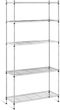 Regał metalowy 350 x 900 x 1800 mm - szary RCMR-1800P19C