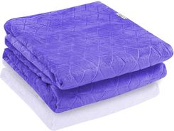 Ameliahome Koc Nessa Fioletowy 170X210Cm