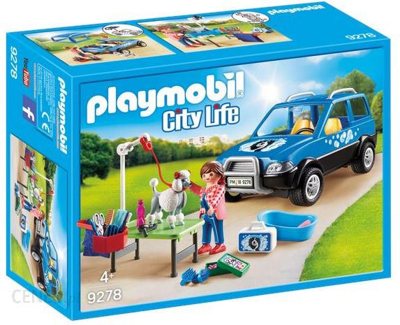 Playmobil City Life Mobilny Salon Dla Psow 9278 Ceny I Opinie Ceneo Pl