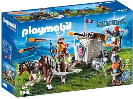 Playmobil 9341 Knights Zaprzęg Kucyków Z Balistą Krasnoludów