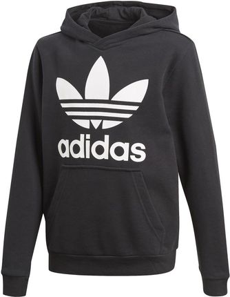 adidas bluza bawełniana kaptur junior core 18 ce9069