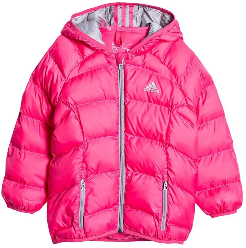 zimowa kurtka dziewczęca ADIDAS puchowa AB4686 164