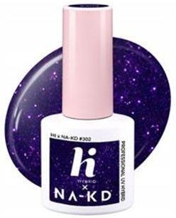 hi hybrid NAKD Lakier hybrydowy #302 Shiny Violet 5ml