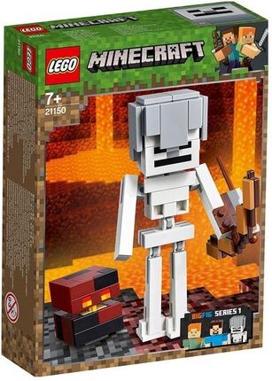 LEGO Minecraft 21150 Bigfig Szkielet Z Kostką Magmy 