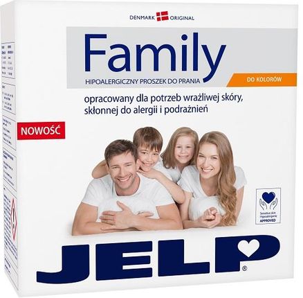 Jelp Family Proszek Do Prania Ubrań Kolorowych 2,24Kg