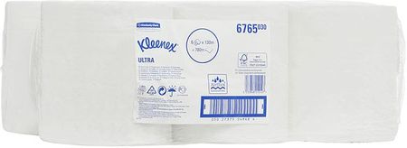 Kimberly Clark Ręcznik Papierowy W Rolce 6 Szt Kleenex Ultra Celuloza Biały