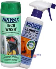 NIKWAX ZESTAW TECH WASH + TX.DIRECT SPRAY-ON 2X300ML - Pozostałe akcesoria do sportów zimowych