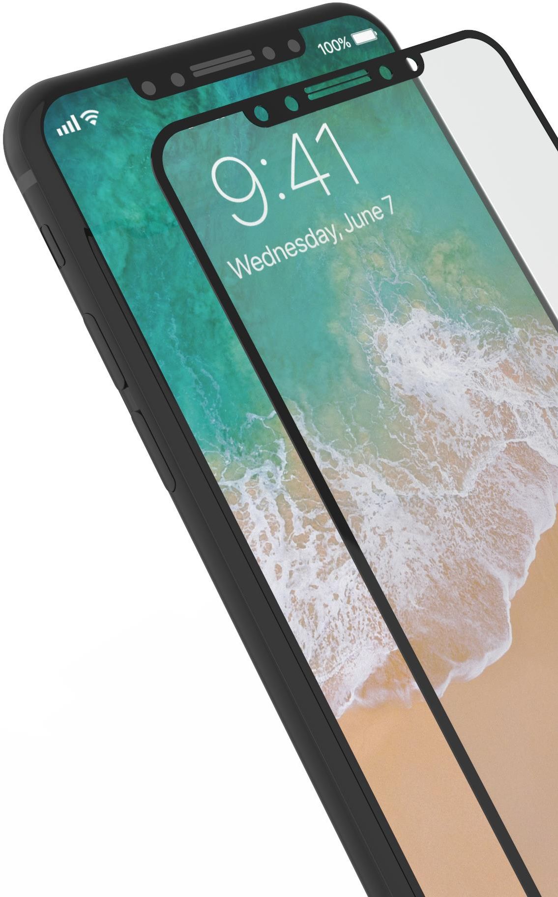 ESTUFF TITAN SHIELD SCREEN PROTECTOR FULL BLACK SZKŁO OCHRONE DLA