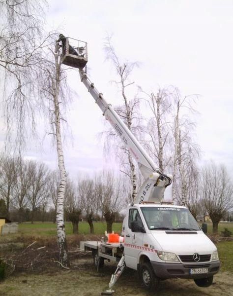 podnośnik koszowy mercedes sprinter