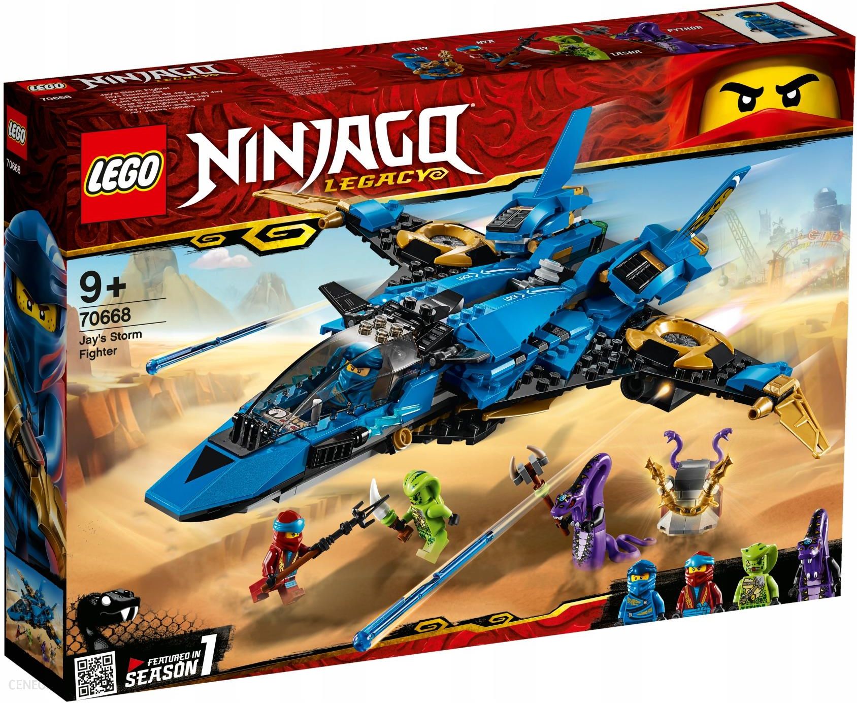 Lego 70668 Ninjago Burzowy Mysliwiec Jaya Ceny I Opinie Ceneo Pl
