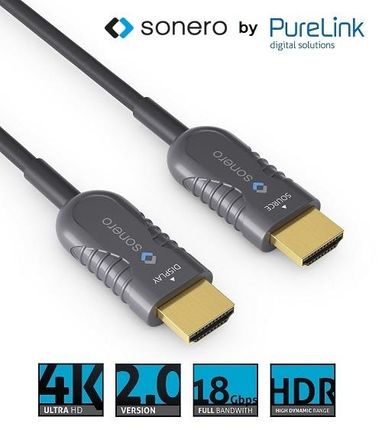 Purelink Sonero XAOC200-150 kabel HDMI 15m 4K 18Gbps światłowodowy