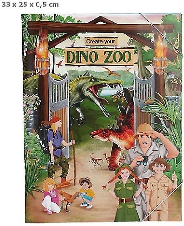 Create Your, zestaw z naklejkami, Dino Zoo Ceny i opinie Ceneo.pl