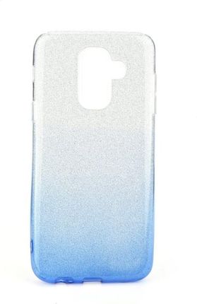 Forcell Etui Shining Samsung Galaxy A6 Plus Transparentno/Niebieskie