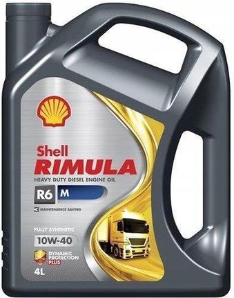 Shell Rimula R6 M 10W-40 Cf E7 E4 10W40 4L Rimular6M10W404L