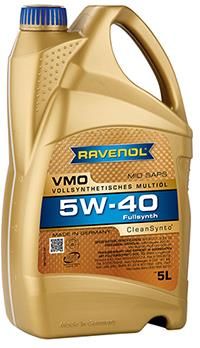 Ravenol 5W40 Vmo Cleansynto Sm/Cf A3/B4/C3 5L Rav5W40Vmo5L