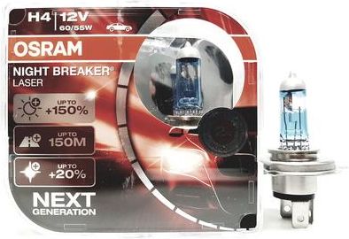OSRAM H4 Night Breaker Laser +150% 2szt. DUO BOX • autokosmetyki •