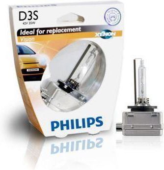 Philips Vision Xenon D3S 42V 35W 4600K Pk32D-5 Phi42403Vis1