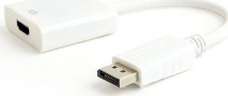 Gembird Adapter DisplayPort-HDMI biały (ADPMHDMIF03W)