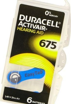Duracell Bateria słuchowa HA675 6szt