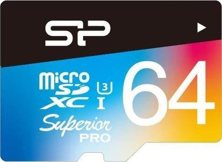 Silicon Power microSDXC 64GB UHS-I (SP064GBSTXDU3V20SP)