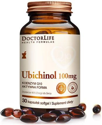 Doctor Life Ubichinol 100Mg Aktywna Forma Koenzymu Q10 30 Kaps