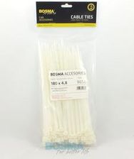 Bosma Białe Paski Mocujące 4,8 X 180 100 Sztuk Bosma8658