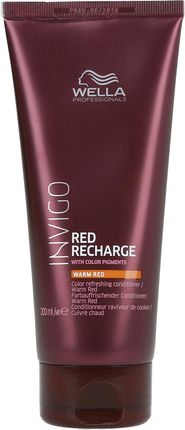 Wella Invigo Red Recharge Odżywka Odświeżająca Kolor Włosów Ciepła Czerwień 200 ml