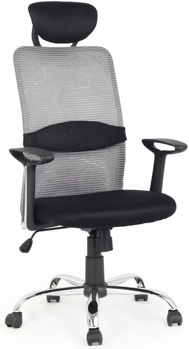 Profeos Fotel Obrotowy Bonar, Szary, 62X61X116 126 Cm Ceny Szary fotel obrotowy do biurka Stellar 2X sklep Edinos.pl