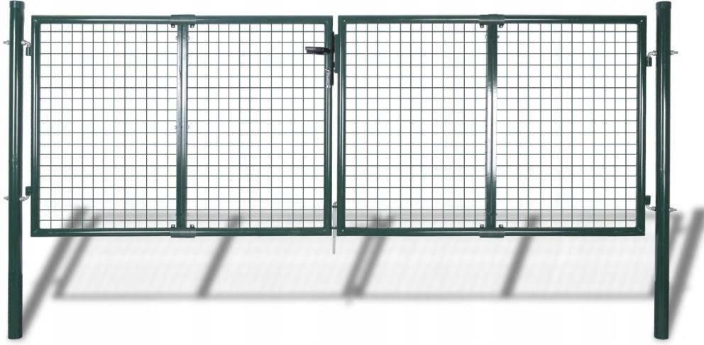 Vidaxl Brama Ogrodzeniowa 289X125Cm/306X175Cm Stalowa Zieleń - zdjęcie 7 Vidaxl Brama Ogrodzeniowa 289X125Cm/306X175Cm Stalowa Zieleń