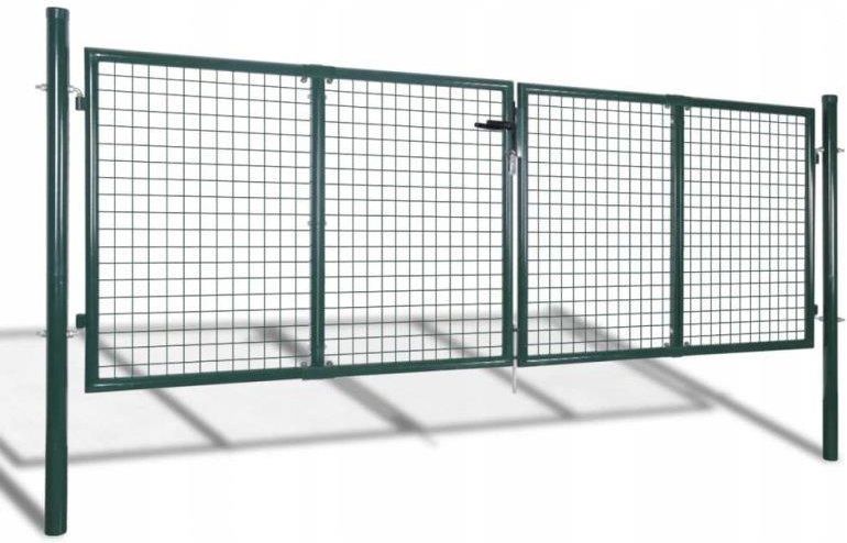 Vidaxl Brama Ogrodzeniowa 289X100Cm/306X150Cm Stalowa Zieleń - zdjęcie 6 Vidaxl Brama Ogrodzeniowa 289X100Cm/306X150Cm Stalowa Zieleń