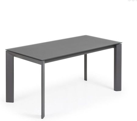 La Forma Stół Rozkładany Atta Graphite Glass Graphite Cc0186C02 76,0X160,0-220,0X90,0