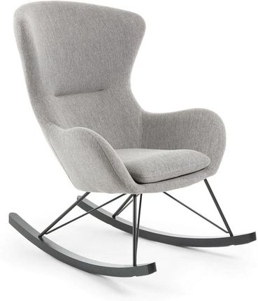 La Forma Fotel Valsa Metal Black Fabric Grey Cc0610Ml03 103,0X76,0
