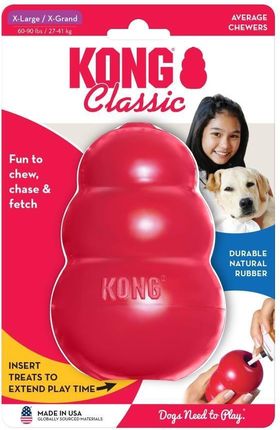Kong Classic Gryzak Czerwony XL