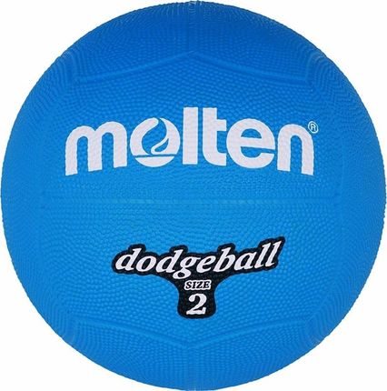 Molten Piłka Gumowa Db2 B Dodgeball Size 2 Niebieska Niebieski
