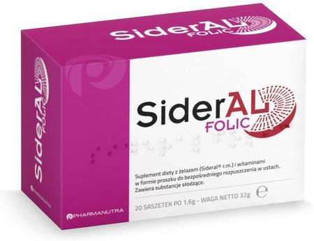 Pharmapoint Sideral Folic 20 sasz