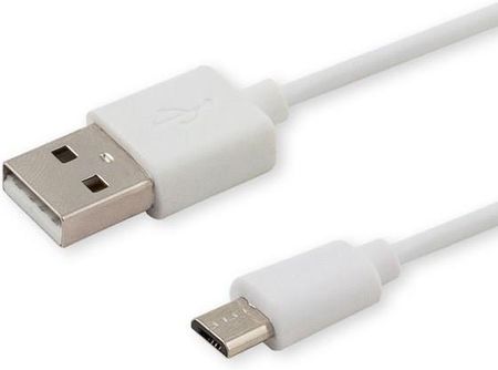 Savio Kabel USB - micro USB Biały 1m (CL-123)