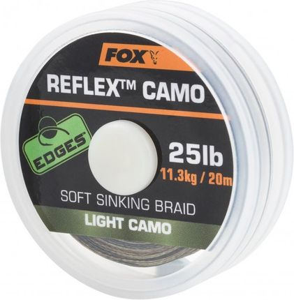 Fox Plecionka Przyponowa Edges Reflex Soft Sinking 25Lb/20M Light Camo (Cac450)