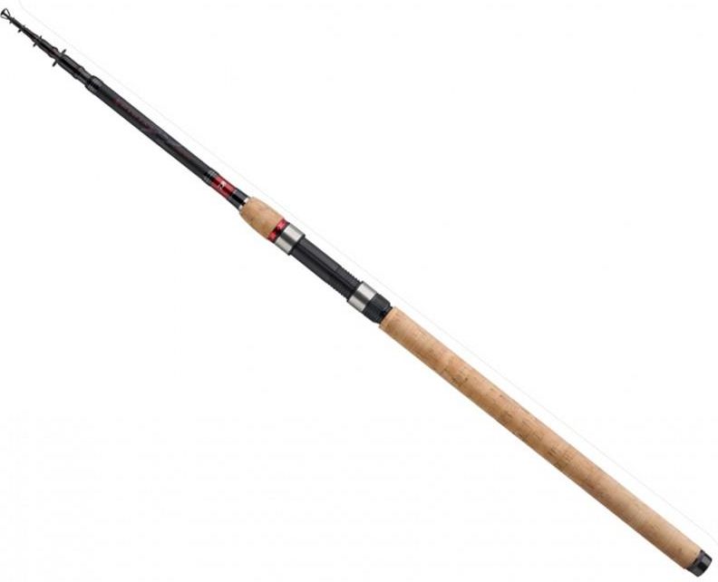 Canna Da Pesca Telescopica DAIWA Ninja X Tele Pole, 3 Metri, In Fibra Di Carbonio HMC+, Leggera 90g, 4 Pezzi