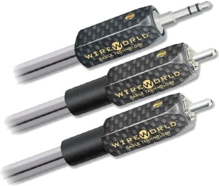 Wireworld Nano-Platinum Eclipse Kabel połączeniowy jack stereo 3.5mm -2xRCA - 1,5m