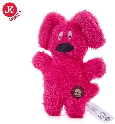 Jk Animals Pies Pluszowy Piszczący Różowy 24Cm