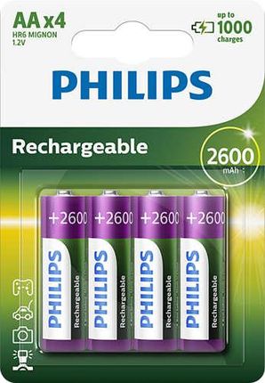 Philips R6 AA MULTILIFE 2600 mAh B4   Rechargeable (R6B4B26010)
