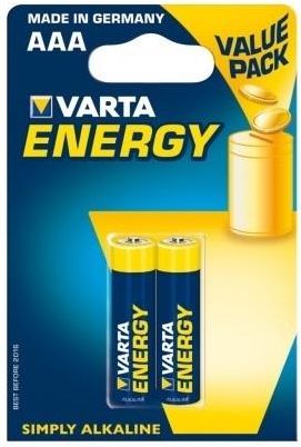 Varta Baterie Alkaliczne R3 (Aaa)2Szt Energy