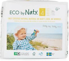 Zdjęcie Eco By Naty Ekologiczne Pieluszki Jednorazowe Rozmiar 4 7-18Kg 26Szt - Leżajsk