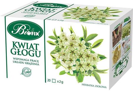 Bi Fix Kwiat Głogu Herbata Ziołowa 20Sasz