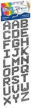 Zdjęcie Fiorello Diamenciki samoprzylepne GR- DS090-01 literki czarne - Marki