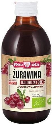 Polska Róża Ekologiczna Żurawina Sok 100% 250Ml