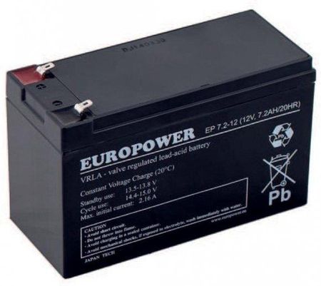 Ever Akumulator Europower Do Ups 12V 7,2Ah (Tak120070006T2)