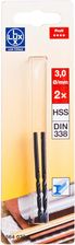 Zdjęcie Lux Tools Wiertło Do Metalu Wg Din 338 3Mm 2 Sztuki - Gołdap