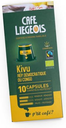 Liégeois W Kapsułkach Café Liegeois Kivu 52G 10Szt